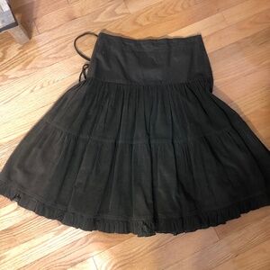 Brown cotton skirt